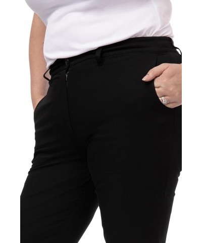 Women's Stretch Fit Chino Pants Black $30.80 Pants