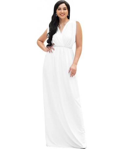 Womens Long Dolman Sleeve Wrap V-Neck Maternity Bridesmaid Maxi Dress Ivory White $20.98 Others