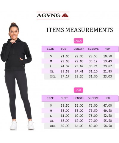 Womens 1/2 Zip Hoodies Half Zip Pullover Loose Sweatshirts Thumb Hole Pocket Long Sleeve Crop Tops Peach Pink $16.39 Hoodies ...