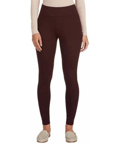 Women's High Rise Slub Legging with Pockets Red $12.42 Leggings