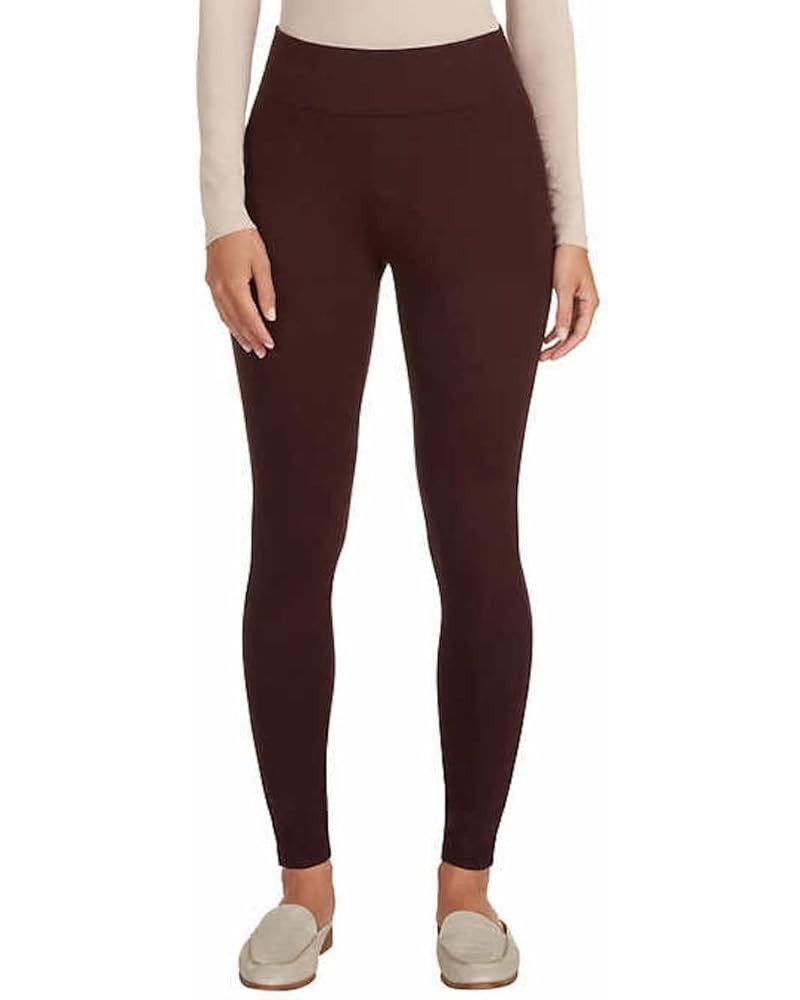 Women's High Rise Slub Legging with Pockets Red $12.42 Leggings