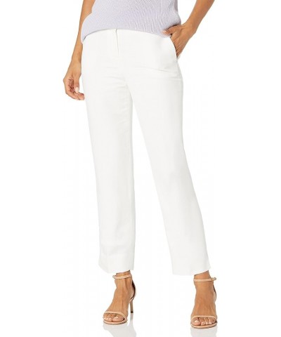 Women's Side Elastic Linen Pant Lily White $26.82 Pants