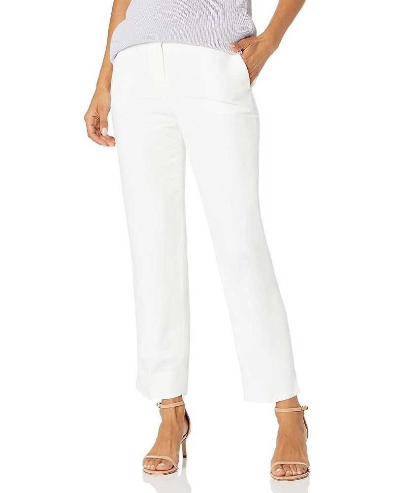 Women's Side Elastic Linen Pant Lily White $26.82 Pants