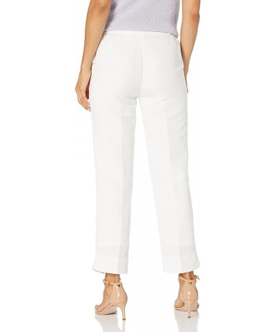 Women's Side Elastic Linen Pant Lily White $26.82 Pants