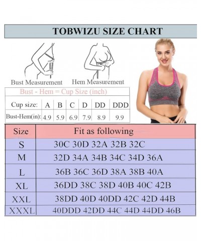 Sports Bras for Women, Medium Support Yoga Gym Activewear Bras with Pocket 4pack: Green/Purple/Blue/Pink $25.51 Lingerie