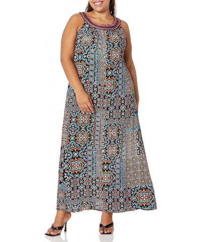 Women's Plus Size Maxi Mel Beaded Marrakesh Tile $16.47 Blouses