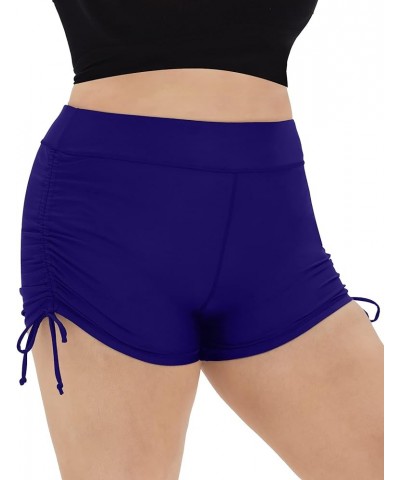 Women's Plus Size Swim Shorts High Waisted Bathing Suit Bottoms Swimsuit Boy Shorts Swimwear Bikini Board Shorts Blue $10.59 ...