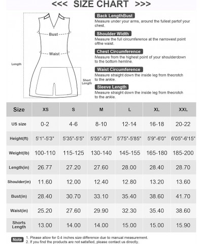 Tennis Dress for Women Golf Dresses with Shorts Inner Pocket Sleeveless Zip Up Stand Collar Workout Athletic Dresses Black Ge...