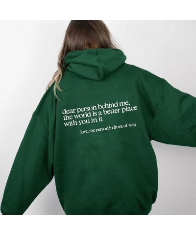 Dear Person Behind Me Sweatshirt Hoodie You Are Enough Hoodie Sky Blue $9.65 Hoodies & Sweatshirts