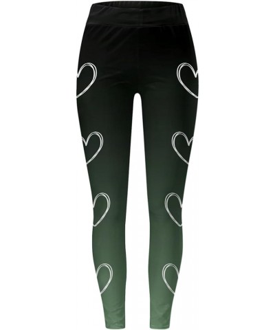 St Patricks Day Leggings Women High Waisted Green Shamrock Workout Pants Tummy Control Casual Irish Funny Yoga Pants A - Ag $...