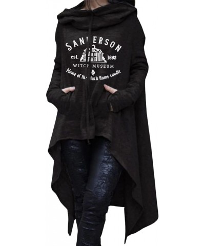 Womens Novelty Halloween Maxi Hooded Pullover Hoodie Dress Fall Spring Sweatshirt Dress with Kangaroo Pockets Color-13 $13.95...