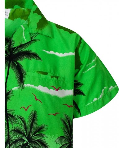 Hawaiian Shirt for Men Funky Casual Button Down Very Loud Shortsleeve Unisex Beach Beach Green $12.86 Blouses