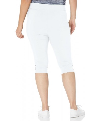 Women's Plus Size Capri Gracie Eyelet White $13.25 Others