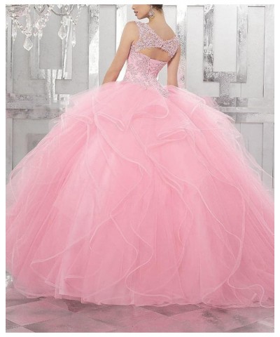 Ball Gown Quinceanera Dresses Sweet 16 Prom Party Princess Dress for Teens Style4-light Yellow $59.85 Dresses