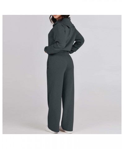 Womens Two Piece Outfits Long Sleeve Plus Size Tops Sweatshirt With High Waisted Sweatpants Lounge Sets Sweatsuit 4a-black $9...