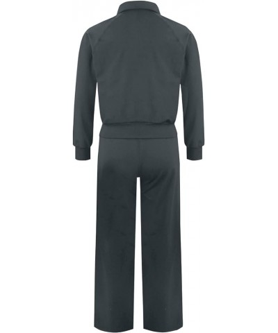 Womens Two Piece Outfits Long Sleeve Plus Size Tops Sweatshirt With High Waisted Sweatpants Lounge Sets Sweatsuit 4a-black $9...