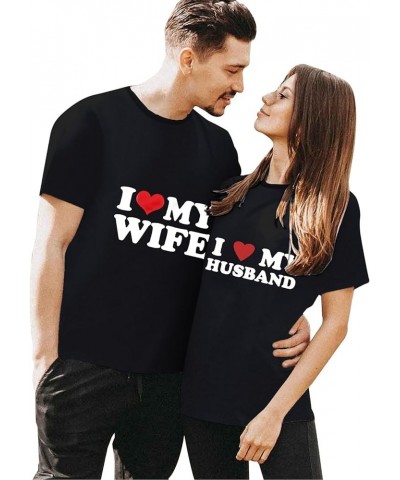 Matching Shirts for Couples Him and Her Casual Short Sleeve Love Printed Tees Tops Soft Comfy Matching Love Couples T Shirts ...