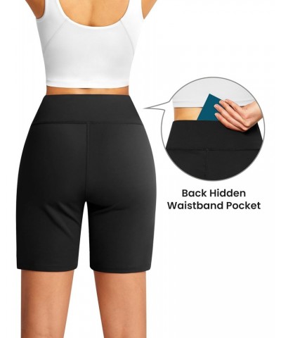 Long Shorts for Women Bermuda High Waisted Athletic Shorts for Women with Pockets 7" Inseam Black Small $12.18 Activewear