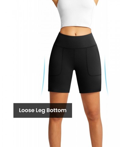 Long Shorts for Women Bermuda High Waisted Athletic Shorts for Women with Pockets 7" Inseam Black Small $12.18 Activewear