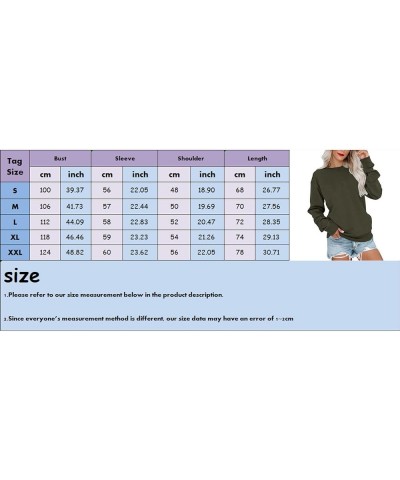 Womens Crewneck Sweatshirt Light Weight Casual Long Sleeve Oversized Pullover Fit Hoodies Fall Tops Blue $14.39 Hoodies & Swe...