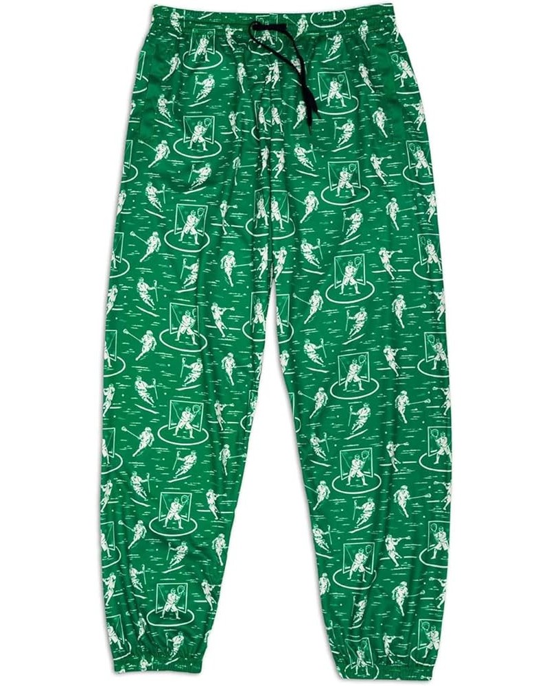 Guys Lacrosse Lounge Pants | Multiple Designs | Youth and Adult Sizes Youth Green $27.50 Sweatpants