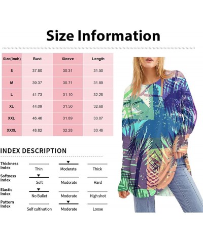 Plus Size Tops for Women Leaky Thumb Round Neck Outfit Long Sleeve Printing Pullover Tops Comfy Dressy T Shirts 4-beige $8.25...