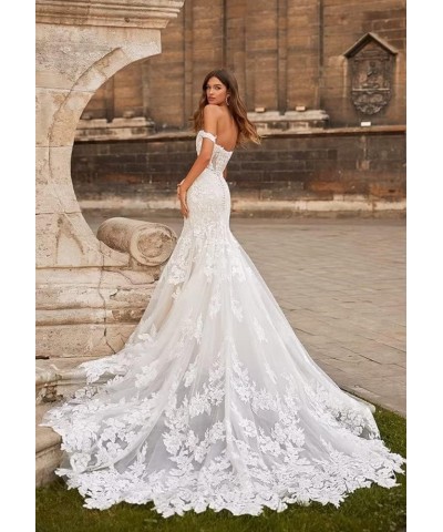 Lace Beach Wedding Dresses for Bride 2023 Beaded Boho Wedding Gowns for Women X3 Ivory $43.68 Dresses