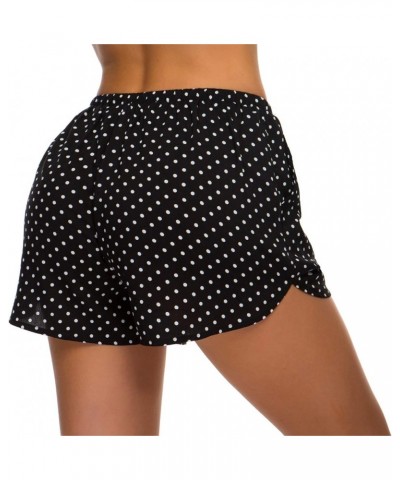 Women's Casual Summer Elastic Waist Boho Print Shorts Patterned Short Pants with Pockets 5 $10.43 Others