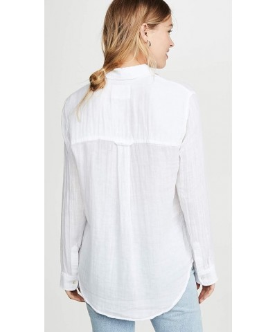 Women's Long Sleeve White $60.55 Blouses