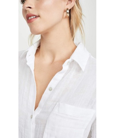 Women's Long Sleeve White $60.55 Blouses