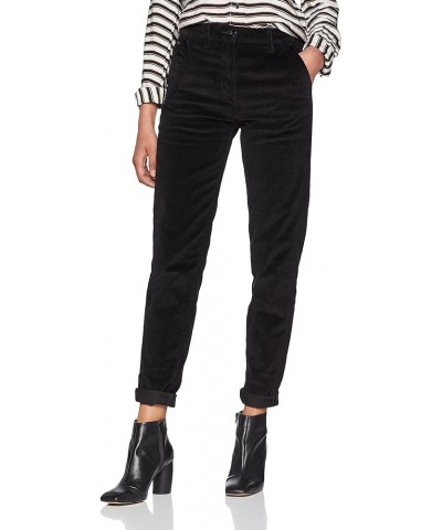 Women's Bronson High Rise Boyfriend Fit Chino Pants Dark Black $19.46 Others