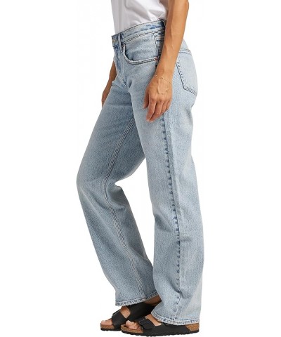 Women's Low 5 Mid Rise Straight Leg Jeans Med Wash Rcs288 $11.52 Jeans