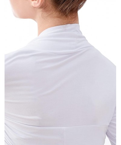 Modal Cotton Teens Women Bolero Shrug for Dance, Leotards, Dress White $12.20 Sweaters