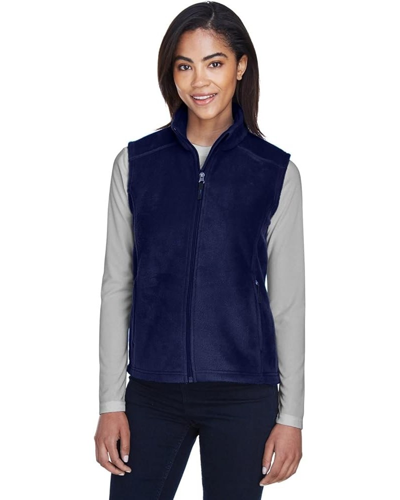 Core 365 Journey Ladies Zipper Fleece Vest Classic Navy $17.90 Vests