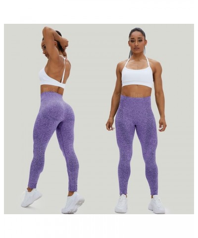 Women Seamless Leggings Smile Contour High Waist Workout Gym Yoga Pants 4 Purple $13.00 Leggings