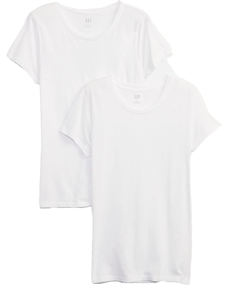 Women's 2-Pack Crewneck Favorite Tee T-Shirt White Global $14.49 T-Shirts