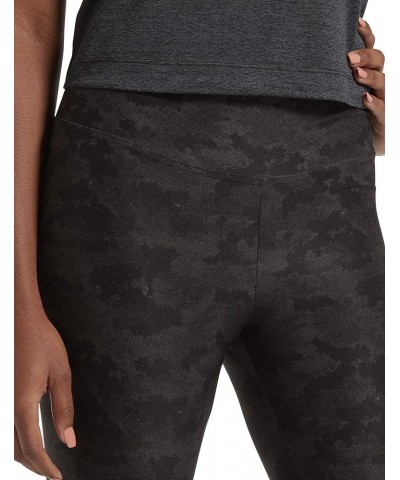 Women's Wide Waistband Active Leggings Black $7.17 Leggings