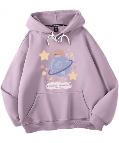 Bear Hoodie Sweater Bear Clothes Anime Cute Kawaii Oversized Hoodie for Teen Girls Women Aesthetic Y2K Kawaii Clothes School ...