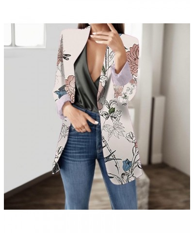 Womens Blazers for Work Casual Dressy Floral Printed Long Sleeve Business Jackets Blazer 12 Yellow $12.00 Hoodies & Sweatshirts