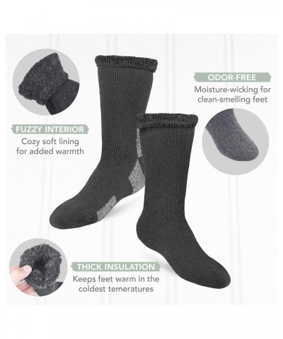 Thermal Socks For Men Women 4/6 Pairs Thick Heated Warm Winter Boot Socks - Insulated Extreme Cold Weathers Two Tone Assorted...