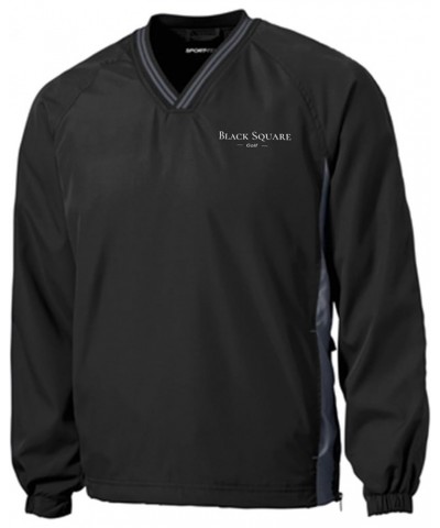 Tipped V-Neck Windbreaker Black/Graphite $30.80 Jackets