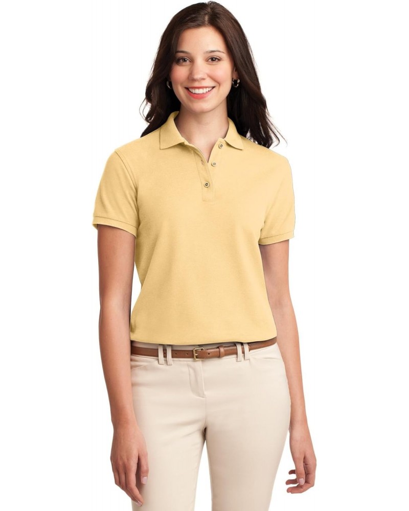 Women's Silk Touch Polo M Banana $11.24 Shirts