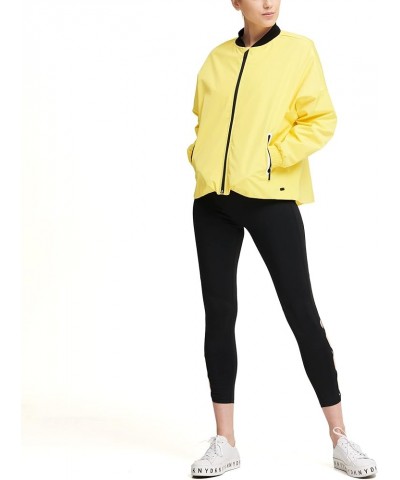 Sport Women's Jacket Taxi Yellow Mock Neck Jacket $29.79 Jackets