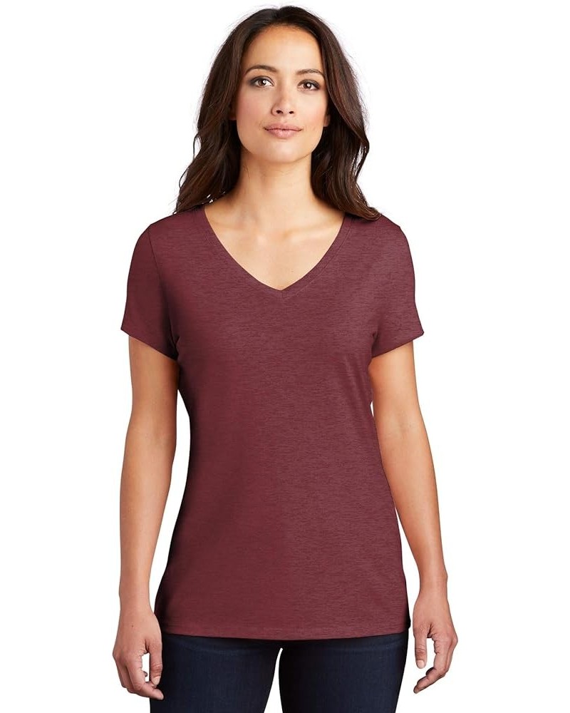 District Made?DM136 Mens Perfect Tri?3/4 Sleeve Raglan Maroon Frost $7.54 Others