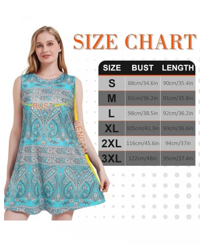 Summer Dresses for Women 2023 Beach Floral Tshirt Sundress Sleeveless Pockets Casual Loose Tank Dress Green $6.08 Dresses