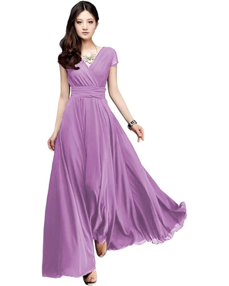 Lace Applique Prom Dresses Long Tulle Ball Gown Off The Shoulder Split Formal Evening Dress Mauve $45.04 Dresses