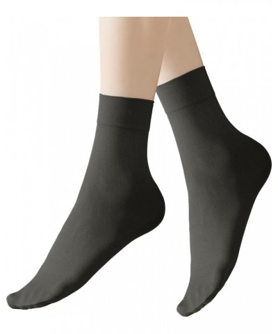 Women's 10-12 Pairs Modal Opaque Ankle High Tights Hosiery Socks Quarter High-12 Black $9.94 Socks