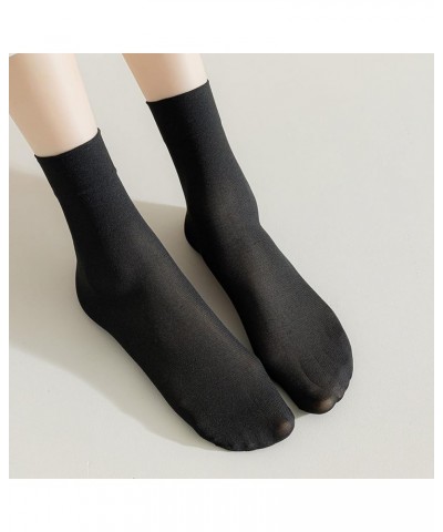 Women's 10-12 Pairs Modal Opaque Ankle High Tights Hosiery Socks Quarter High-12 Black $9.94 Socks