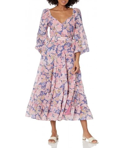 Women's Jannika Dress Purple Pink Floral $70.15 Dresses