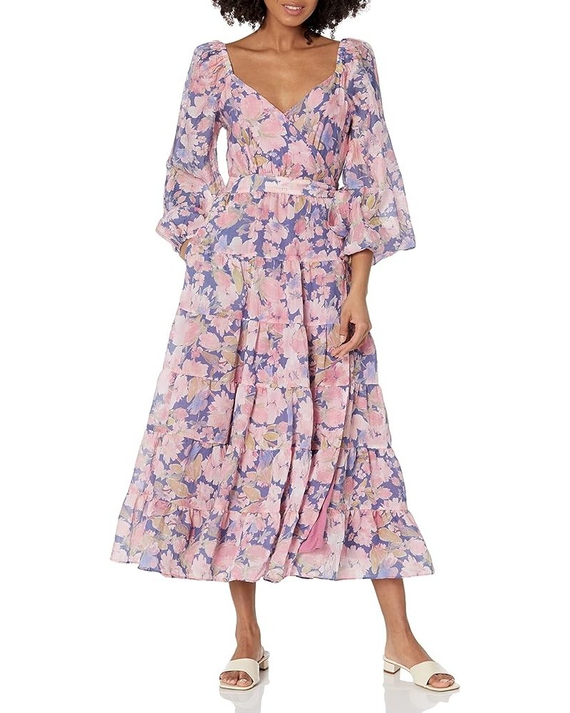 Women's Jannika Dress Purple Pink Floral $70.15 Dresses